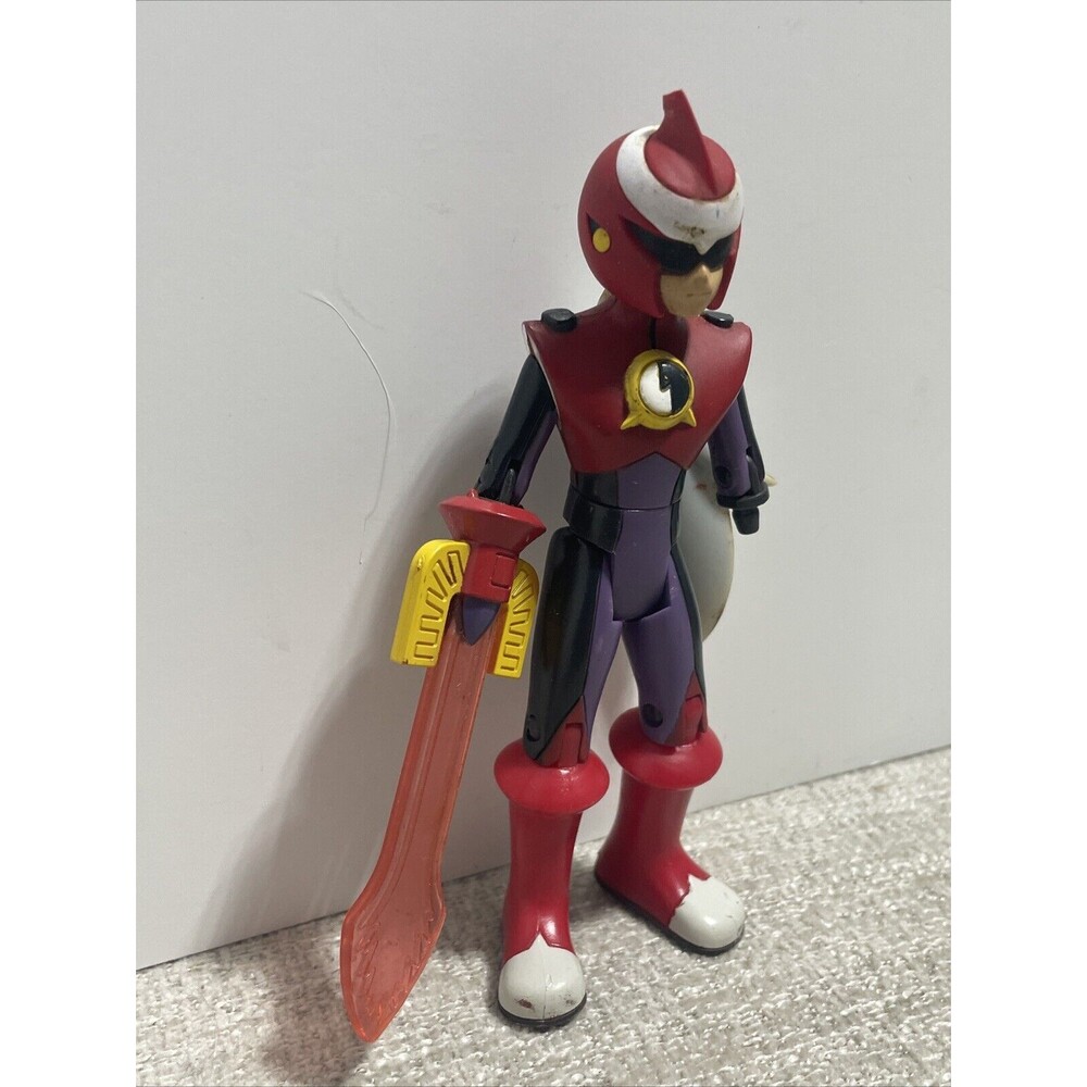 MegaMan NT Warrior 10 Inch Action Figure 2004 ProtoMan Missing Arm - Picture 2 of 9